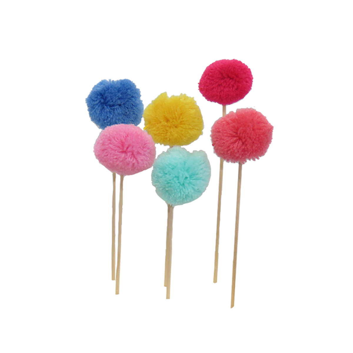 Cake Topper Pompoms